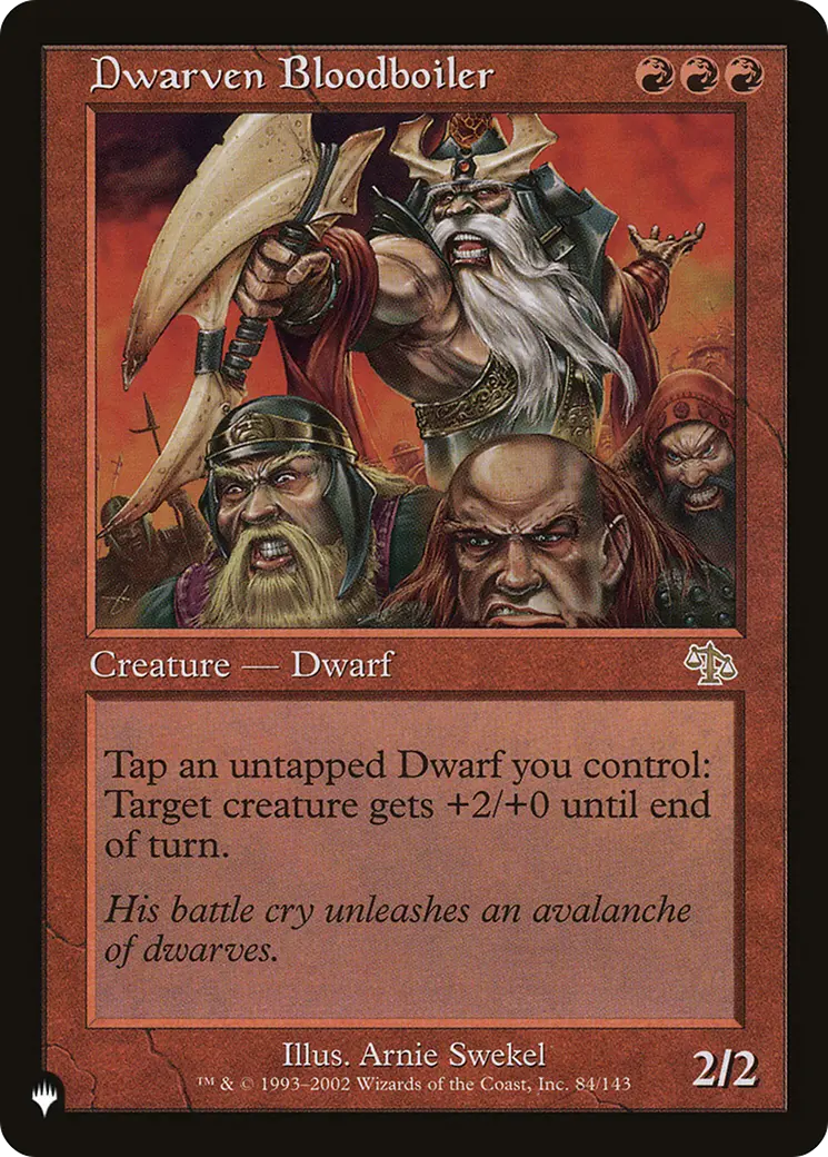 Dwarven Bloodboiler [The List] 1