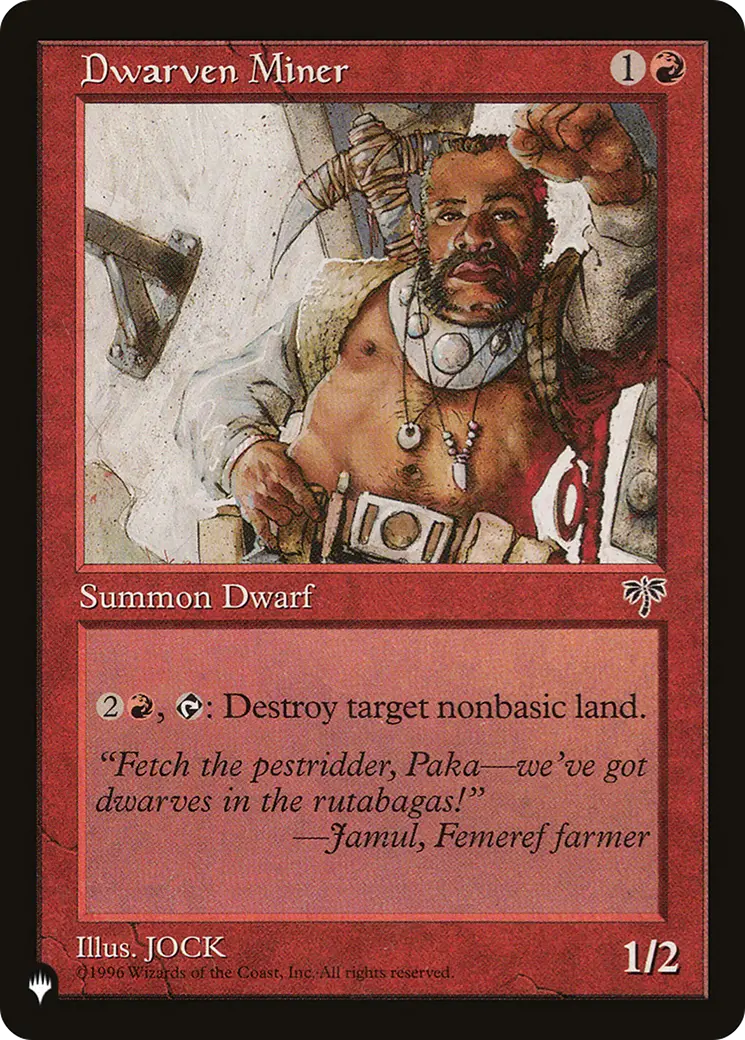 Dwarven Miner [The List] 1