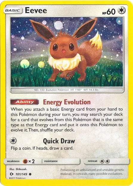 Eevee - 101/149 (Cosmos Holo) (101/149) (Mcap) 1