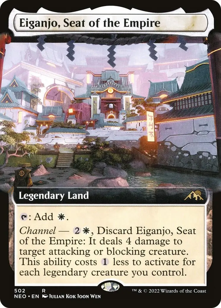 Eiganjo, Seat Of The Empire (Extended Art) (502) (Neo) 1