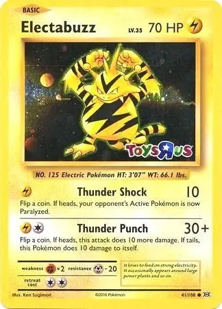 Electabuzz - 41/108 (Toys R Us Promo) (041/108) (Mcap) 1