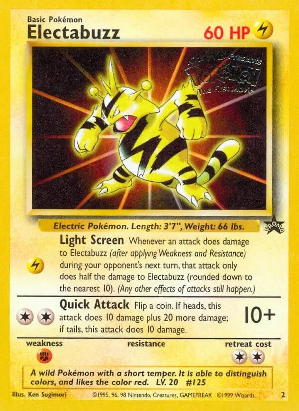 Electabuzz (Movie Promo) (02/53) (Pr) 1