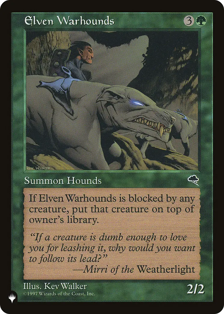 Elven Warhounds [The List] 1
