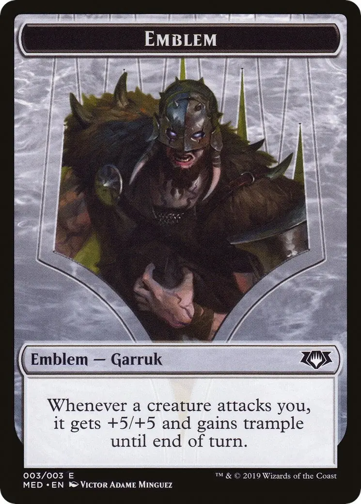Emblem - Garruk, Apex Predator (3) (Med3) 1