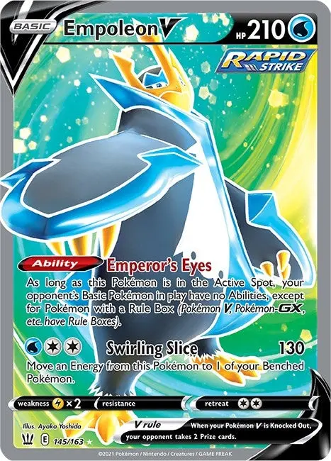 Empoleon V (Full Art) (145/163) (Swsh05) 1