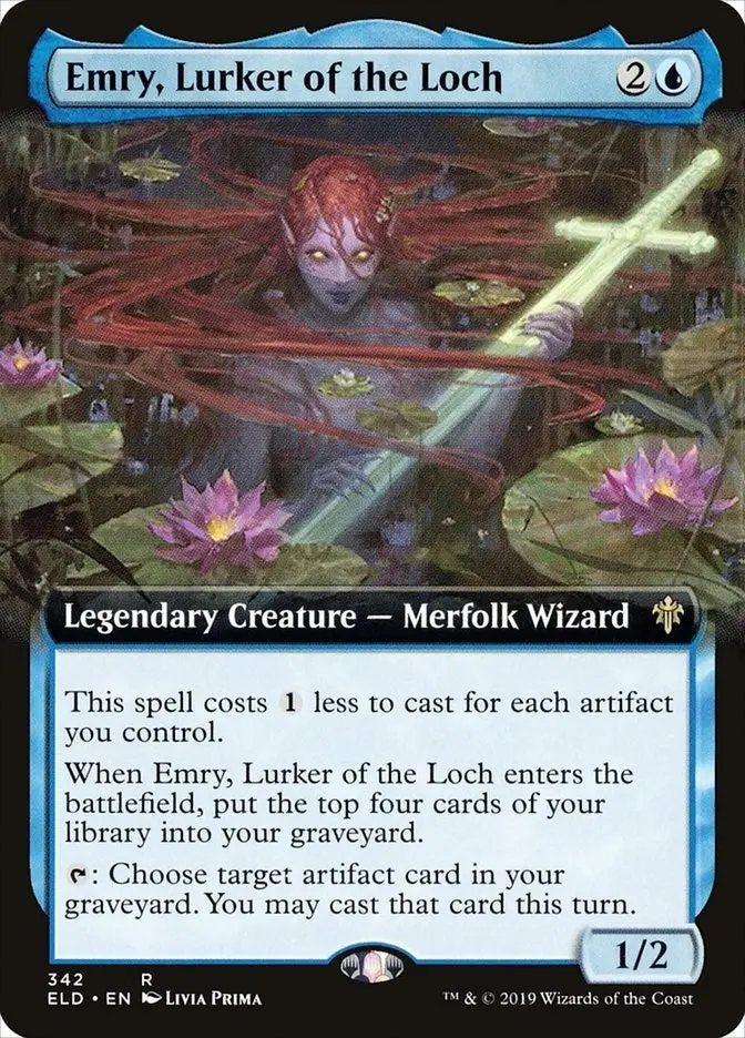 Emry, Lurker Of The Loch (Extended Art) (342) (Eld) 1