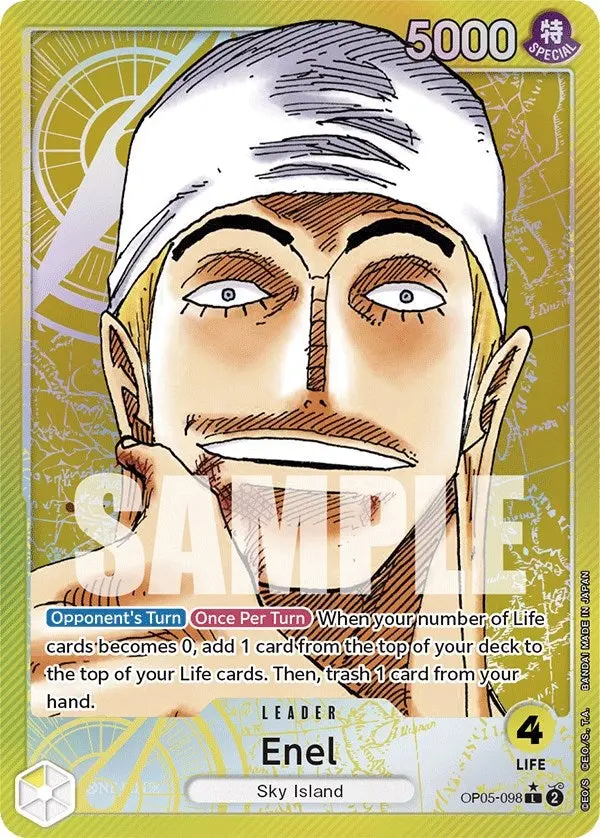Enel (098) (Alternate Art) (Op05-098) (Op05) 1