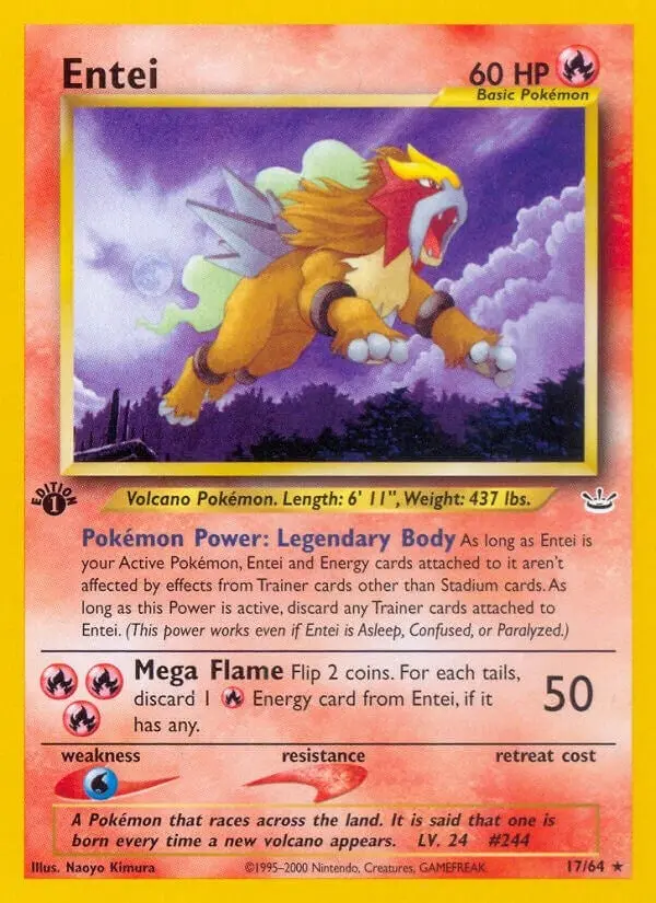 Entei (17) (17/64) (N3) 1