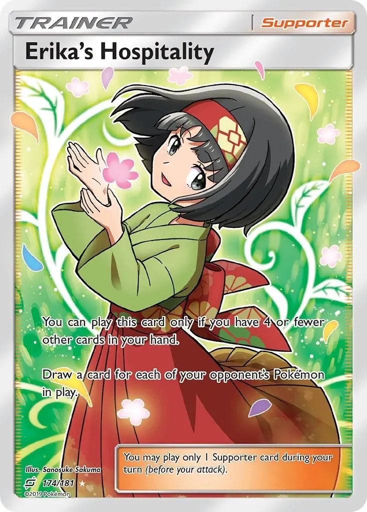 Erika's Hospitality (Full Art) (174/181) (Sm9) 1