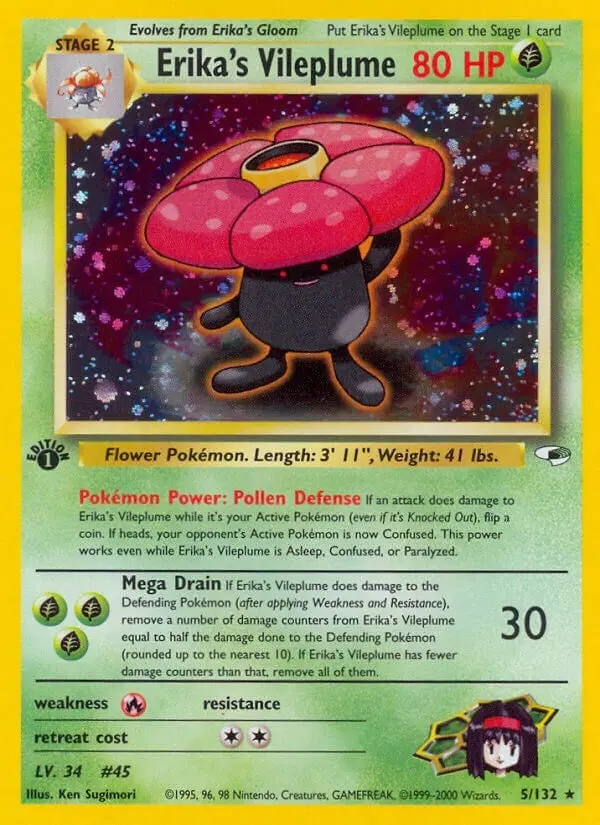Erika's Vileplume (005/132) (G1) 1