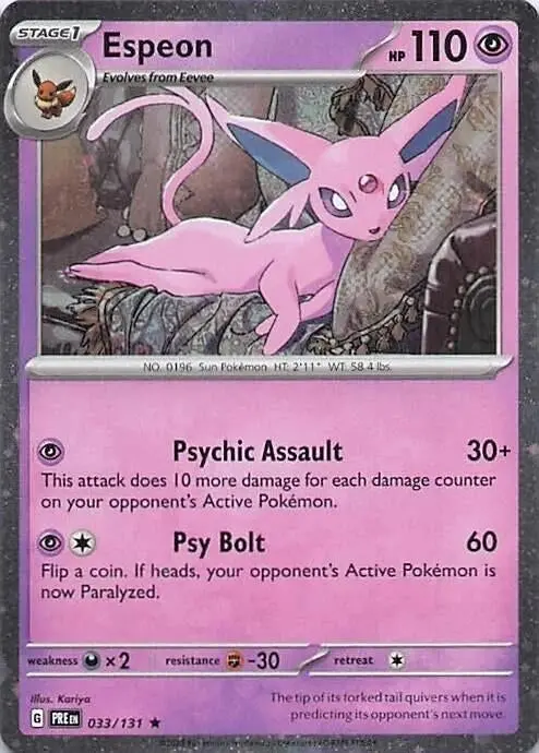 Espeon - 033/131 (Cosmos Holo) (033/131) (Mcap) 1