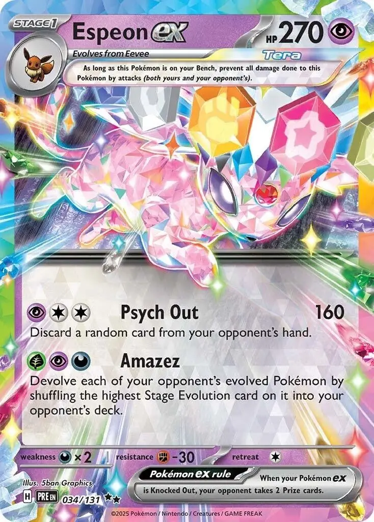 Espeon Ex (034/131) (Pre) 1