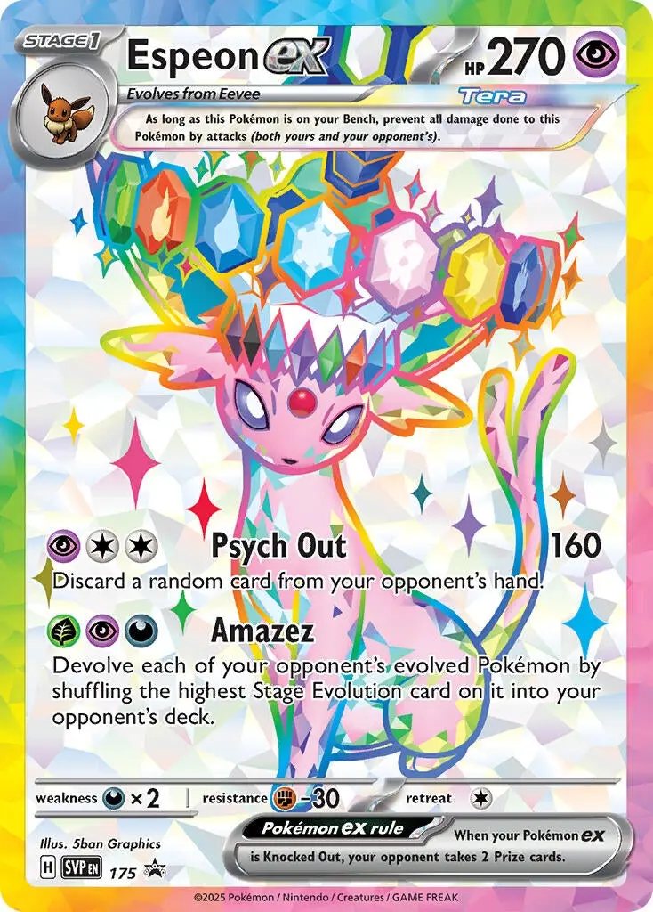 Espeon Ex - 175 (Svp 175) (Svp) 1