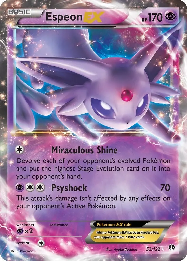 Espeon Ex (52/122) (Bkp) 1