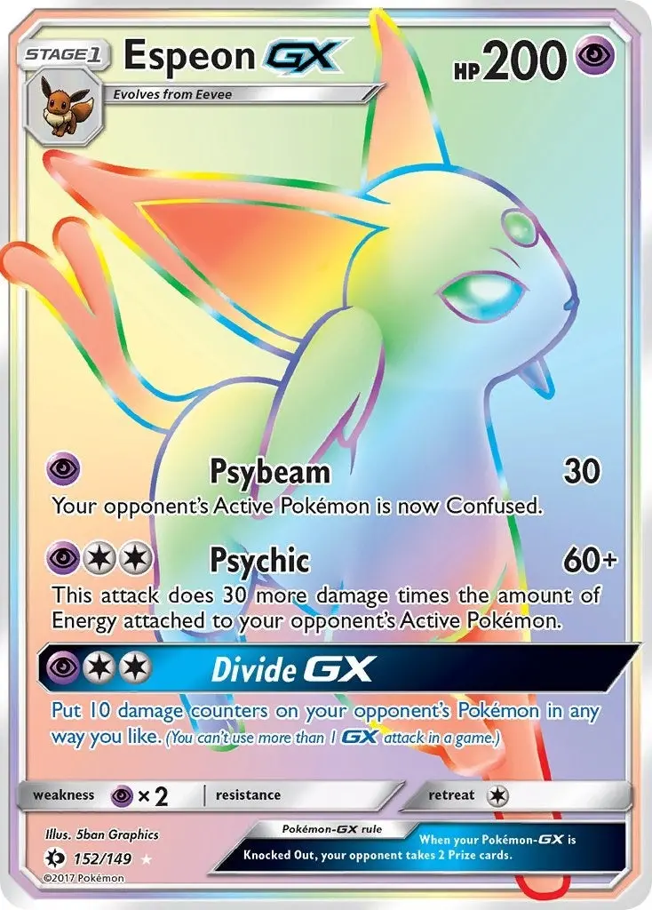 Espeon Gx (Secret) (152/149) (Sm01) 1