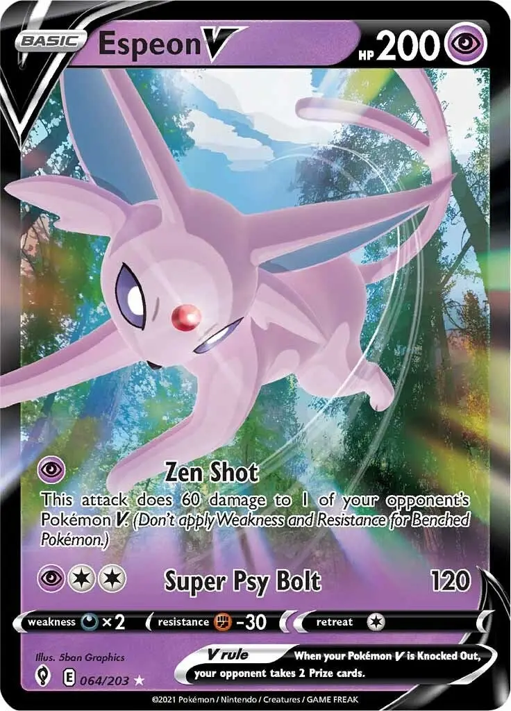 Espeon V (064/203) (Swsh07) 1