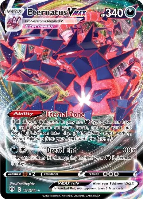 Eternatus Vmax (117/189) (Swsh03) 1