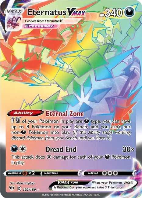 Eternatus Vmax (Secret) (192/189) (Swsh03) 1