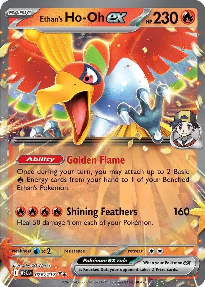 Ethan's Ho-Oh Ex (026/217) (Asc) 1