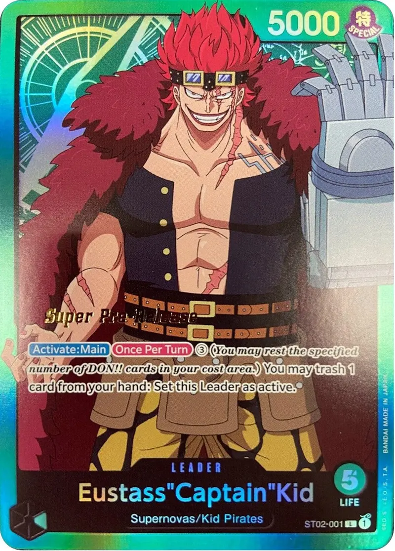 Eustass"Captain"Kid (001) (St02-001) (St-02 Pre) 1
