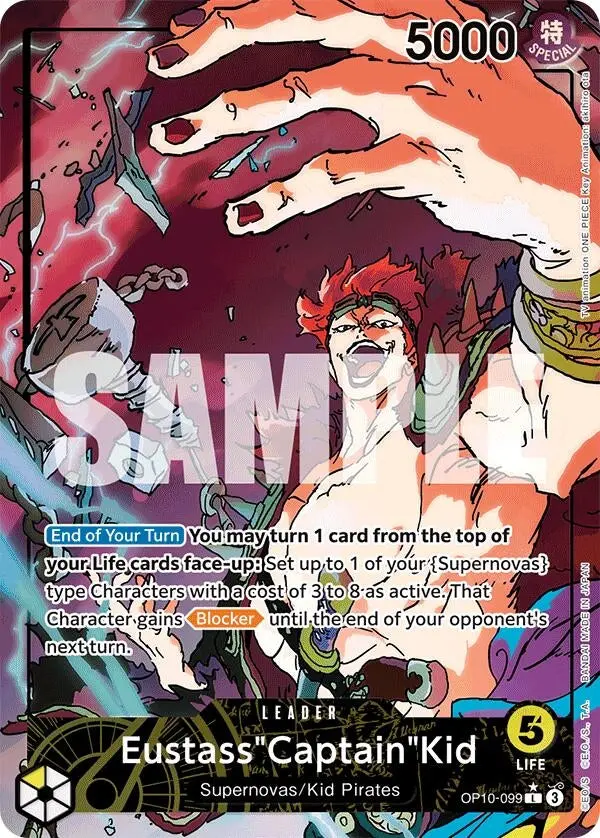 Eustass"Captain"Kid (099) (Parallel) (Op10-099) (Op10) 1