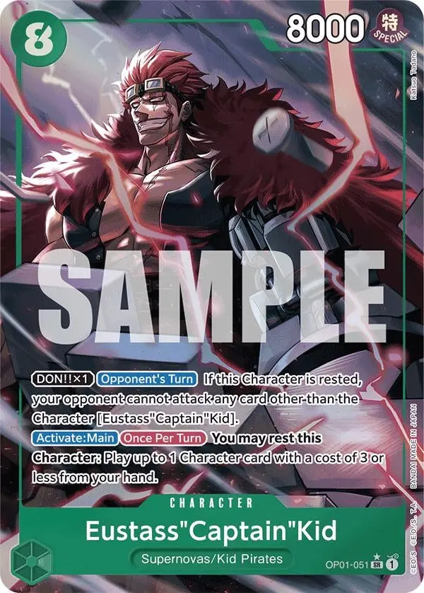 Eustass"Captain"Kid (Op01-051) (Alternate Art) (Op01-051) (Prb-01) 1