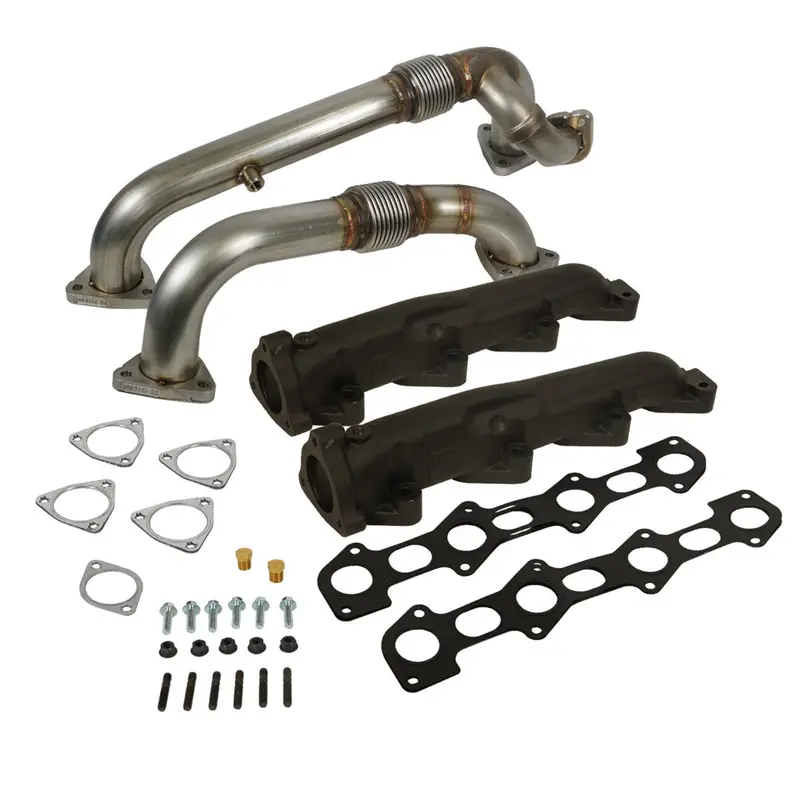 Exhaust Manifold & Up-Pipe Kit Ford F250/F350/F450/F550 Super Duty 6.4L Power Stroke 2008-2010 1