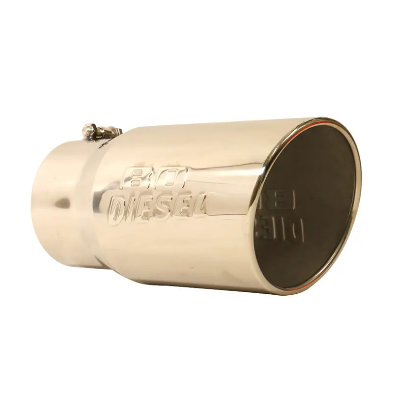 Exhaust Tip, 5In Rolled - Universal Bolt On 1