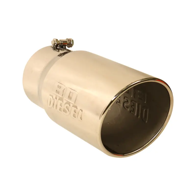 Exhaust Tip, 5In Rolled - Universal Bolt On 2