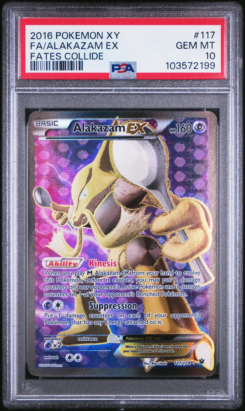 Fa/Alakazam Ex Fates Collide 2016 Pokemon Xy Fates Collide Psa Gem Mt 10 1