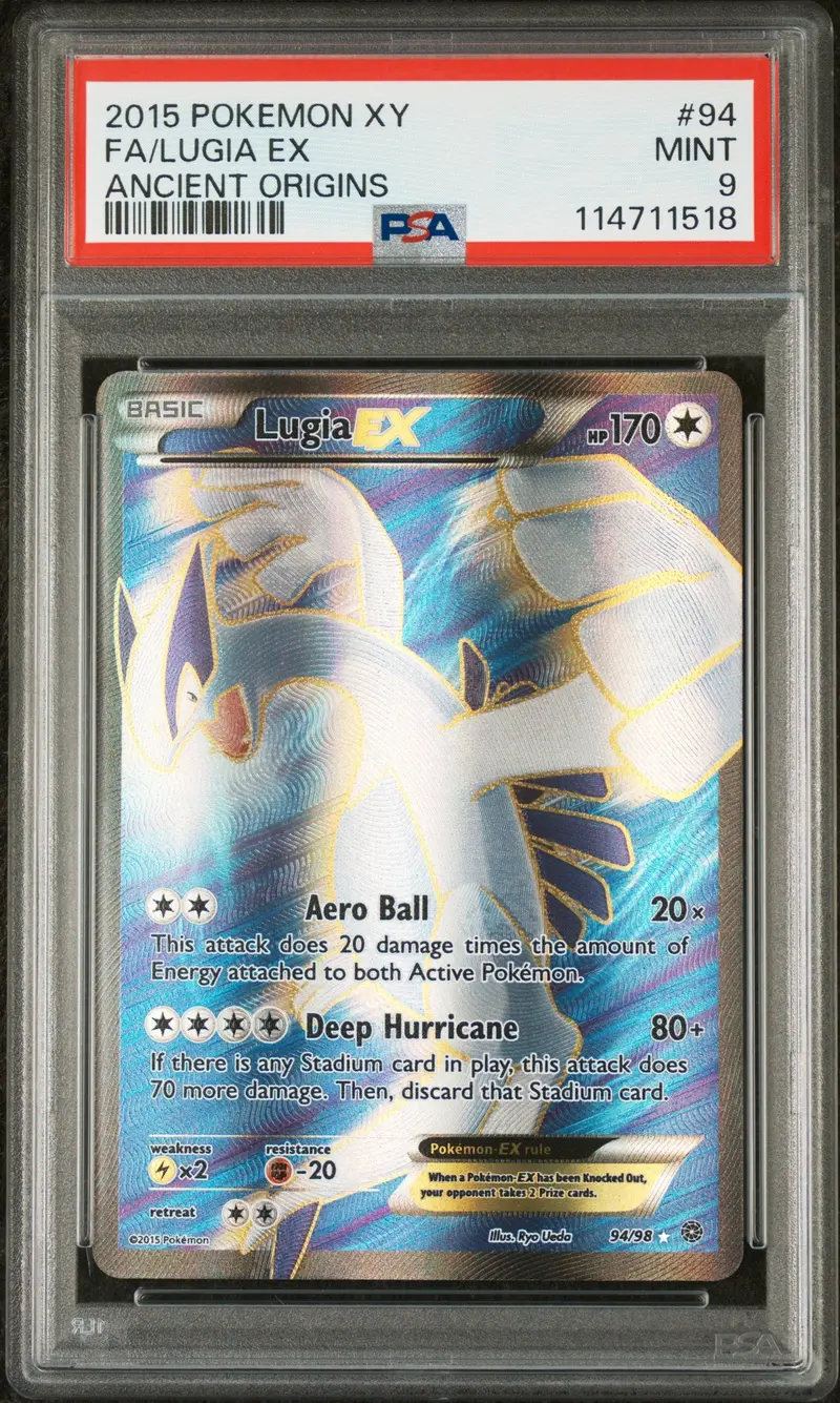 Fa/Lugia Ex Ancient Origins 2015 Pokemon Xy Ancient Origins Psa Mint 9 1