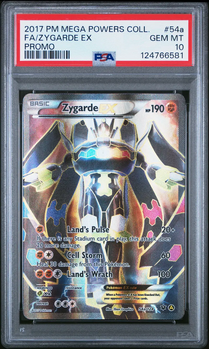 Fa/Zygarde Ex Promo 2017 Pokemon Mega Powers Collection Promo Psa Gem Mt 10 1