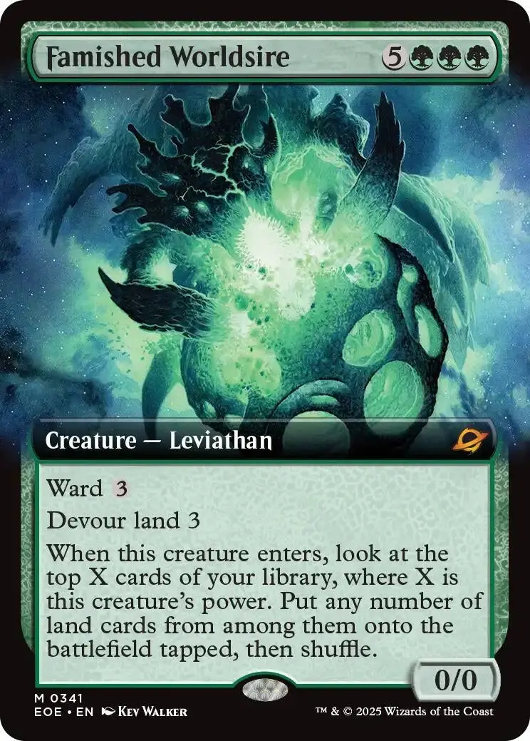 Famished Worldsire (Extended Art) (341) (Eoe) 1