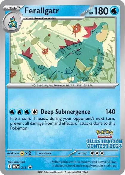 Feraligatr - 213 (Illustration Contest 2024) (213) (Svp) 1