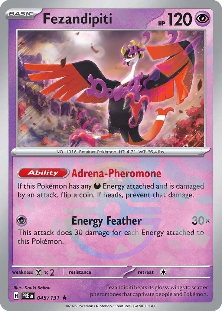 Fezandipiti (Master Ball Pattern) (045/131) (Pre) 1