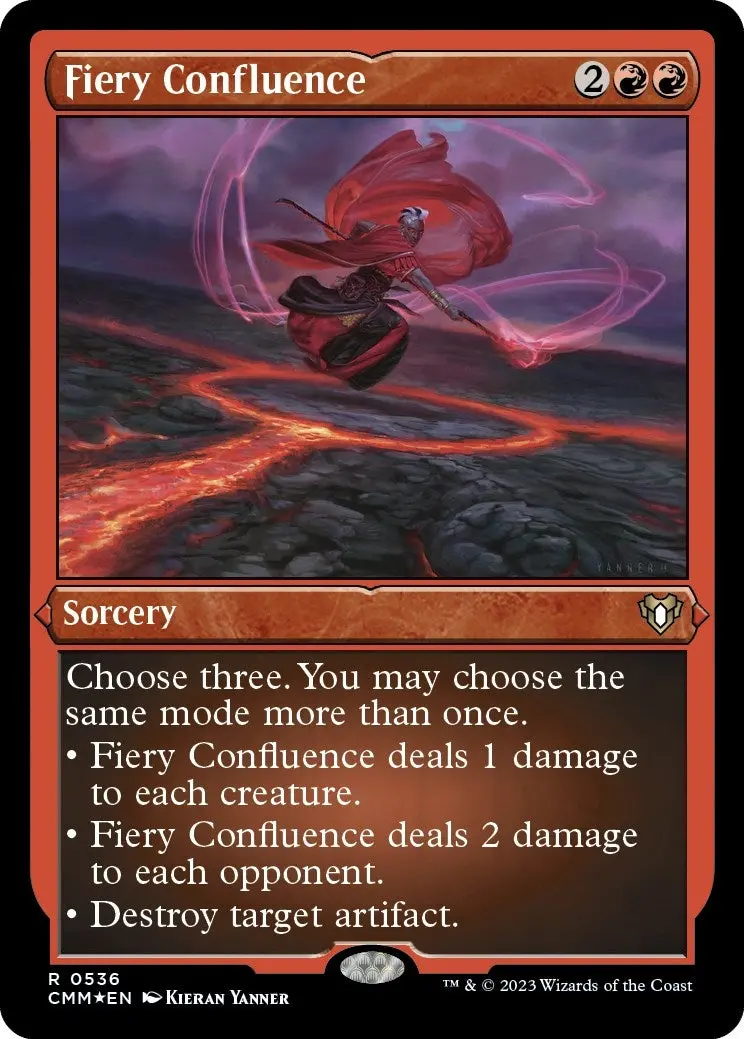 Fiery Confluence (Foil Etched) (536) (Cmm) 1
