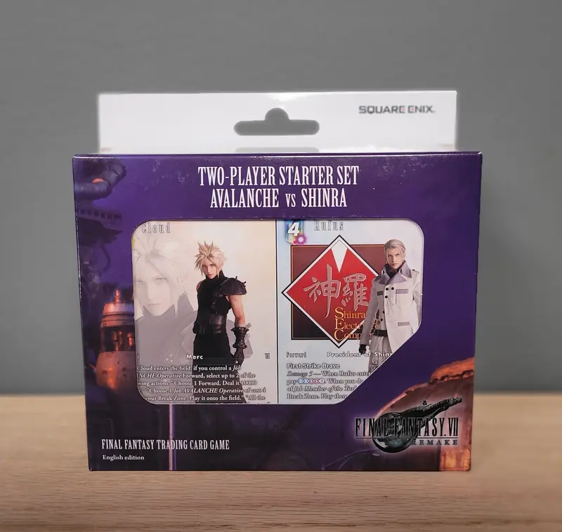 Final Fantasy Tcg: Ff Vii Remake Avalanche Vs. Shinra 2-Player Starter Deck 1