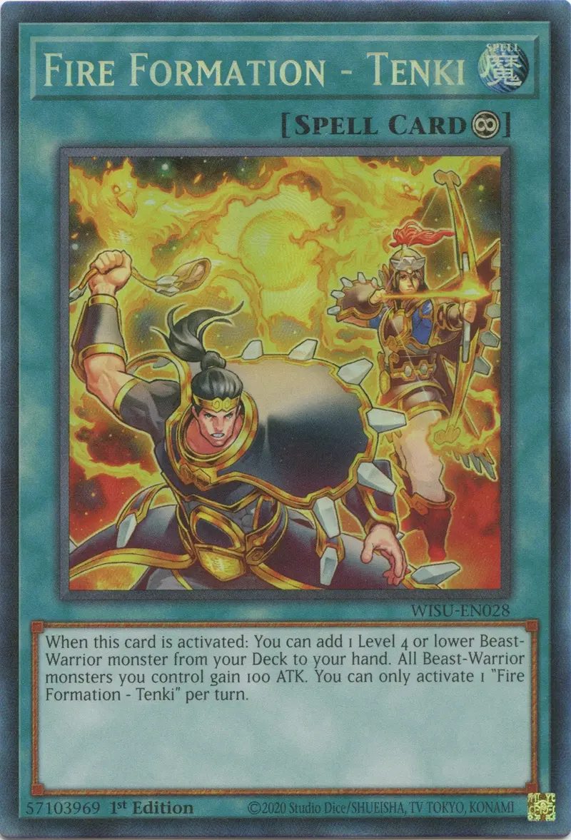 Fire Formation - Tenki [Wisu-En028] Collector's Rare 1