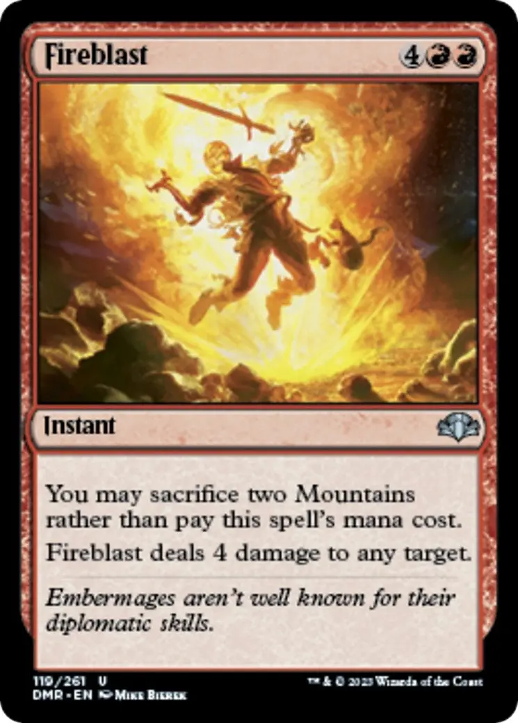 Fireblast (119) (Dmr) 1