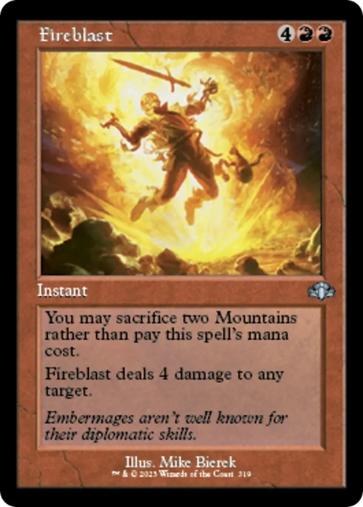 Fireblast (Retro Frame) (319) (Dmr) 1