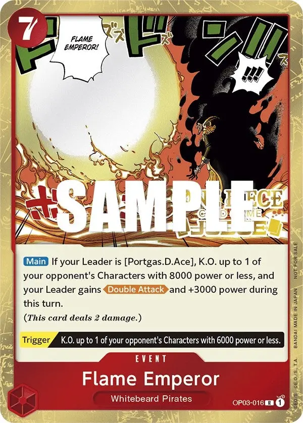 Flame Emperor (Judge Pack Vol. 2) (Op03-016) (Op-Pr) 1