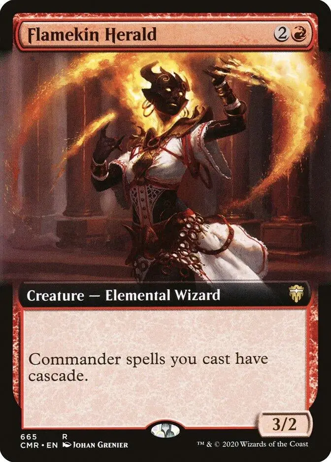 Flamekin Herald (Extended Art) (665) (Cmr) 1