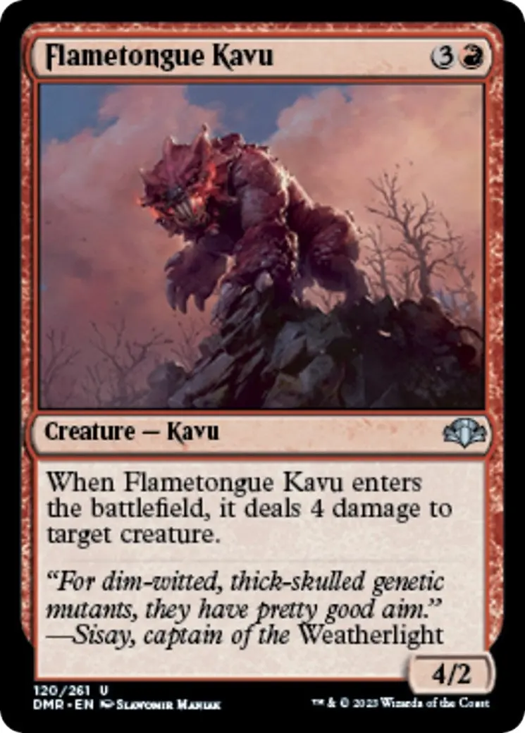 Flametongue Kavu (120) (Dmr) 1