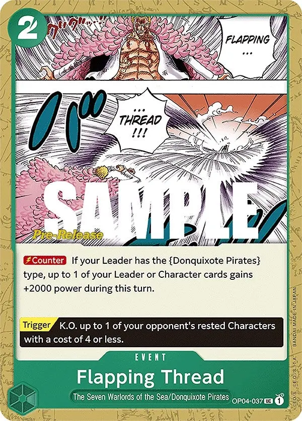 Flapping Thread (Op04-037) (Op04 Pre) 1