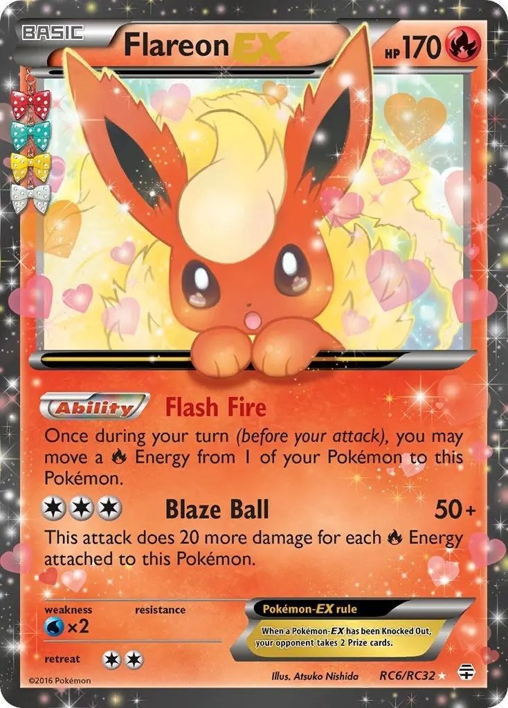 Flareon Ex (Rc6/Rc32) (Gen) 1