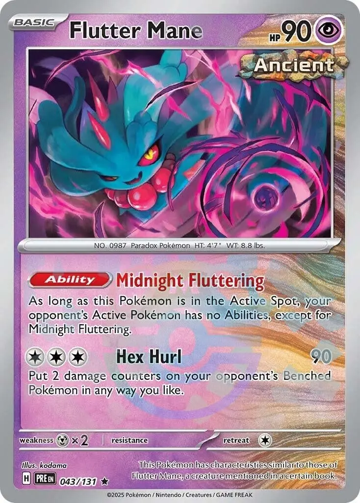 Flutter Mane (Master Ball Pattern) (043/131) (Pre) 1