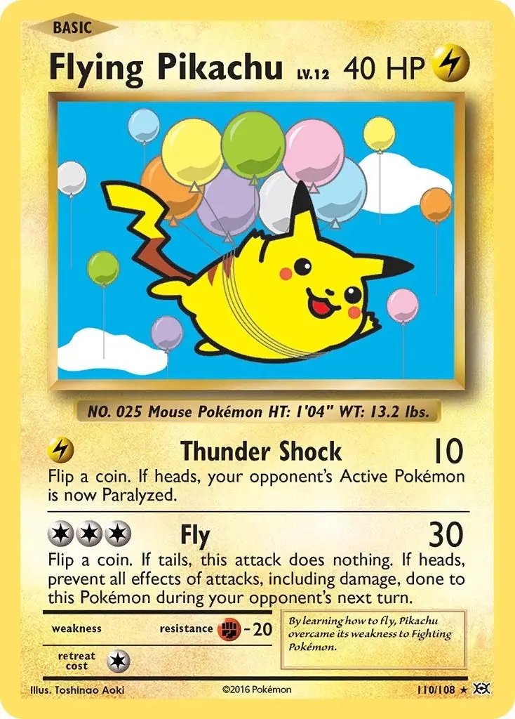 Flying Pikachu (110/108) (Evo) 1