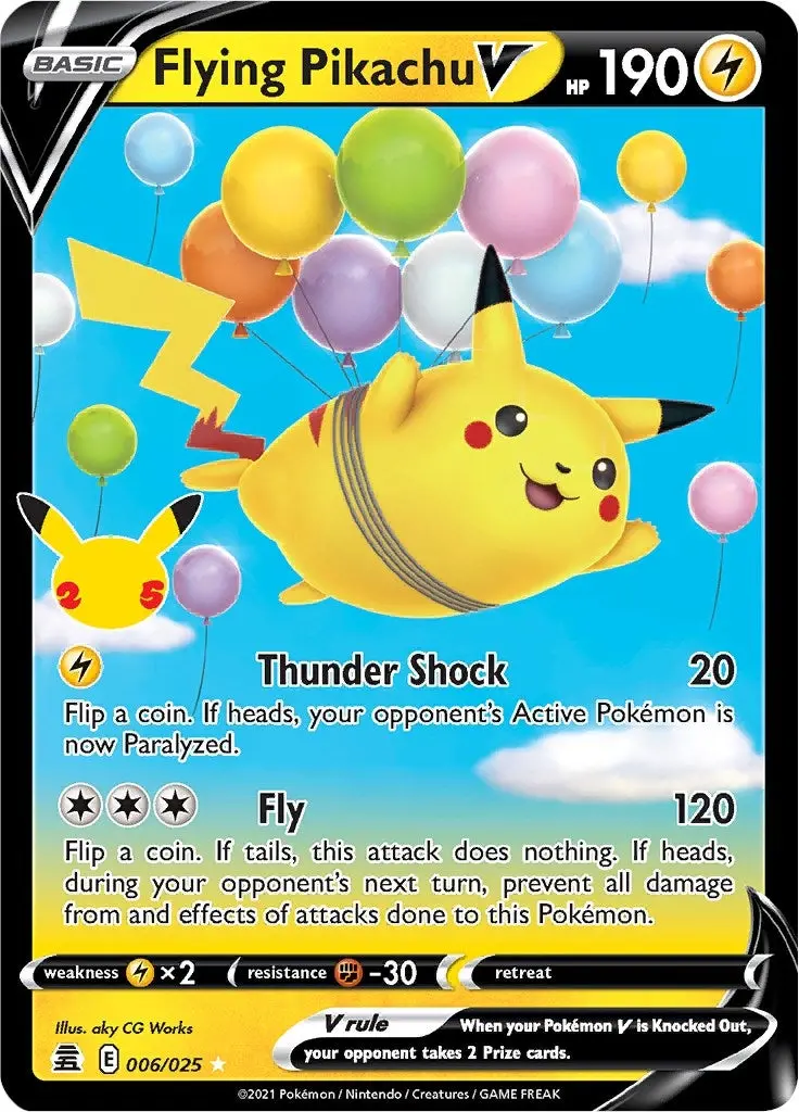 Flying Pikachu V (006/025) (Clb) 1