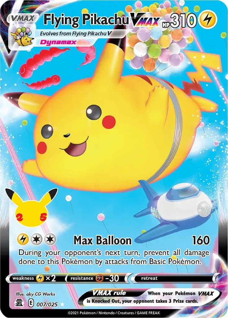 Flying Pikachu Vmax (007/025) (Clb) 1