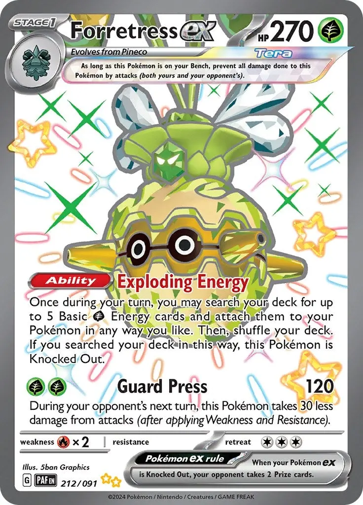 Forretress Ex (212/091) (Paf) 1